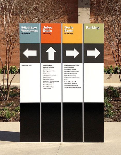 B Clear Directional Signage Directional Signage Wayfinding Signs