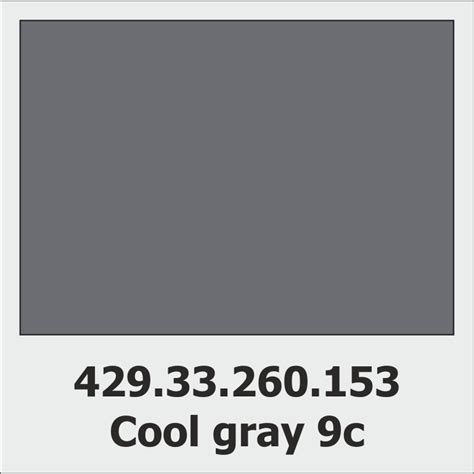 Impressive Pantone Cool Grey 9c 2020 Benjamin Moore Colors