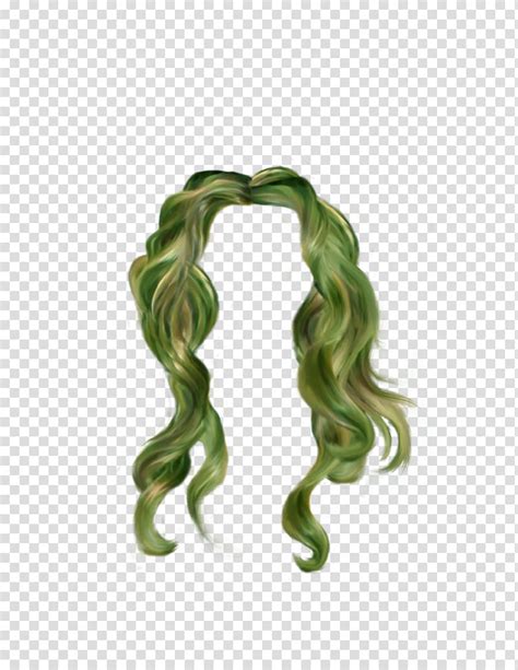 Mermaids Hair Green Wig Transparent Background PNG Clipart HiClipart