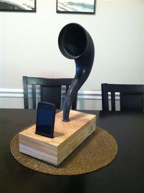 Acoustic Iphone Speaker Dock Utilizing A Vintage Antique Etsy