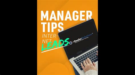 Manager Tips Internet Leads Part 1 Youtube