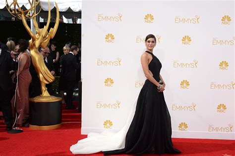 Lizzy Caplan Of Masters Of Sex Arrives At The 66th Emmys Television