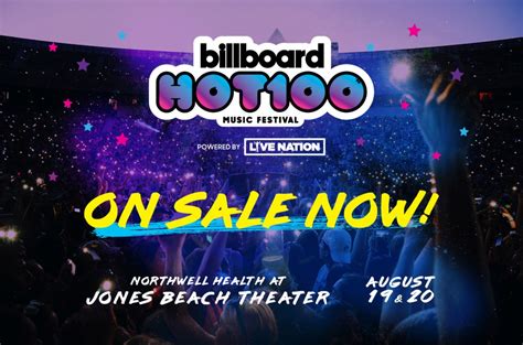 Billboard Hot 100 Music Festival Tickets Get Tickets Now Billboard Billboard
