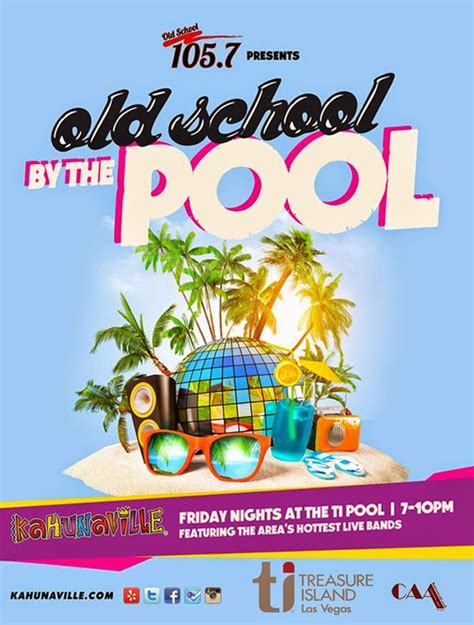 I Love Las Vegas Magazineblog Jammin To Old School By The Pool At