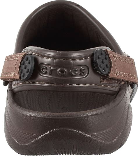 Crocs™ Swiftwater Leather Clogs In Brown For Men Lyst