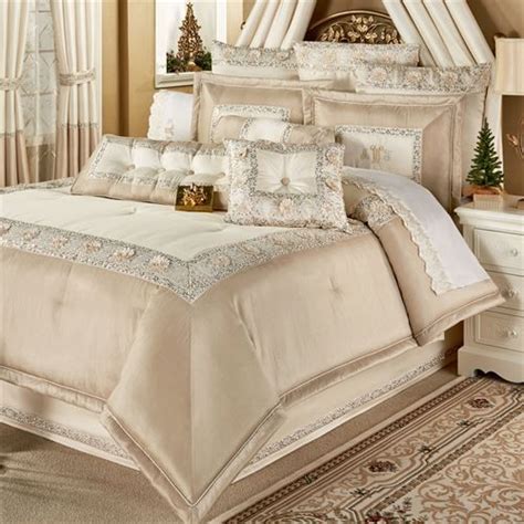 Elegante Faux Silk Luxury Comforter Bedding Elegant Bedroom Decor