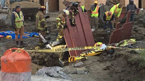 Construction Worker 37 Rescued From Trench Collapse In Warren