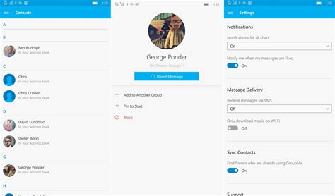 Microsoft Launches Version Of Groupme Texting App For Windows 10 Mobile