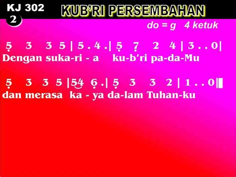 Top 10 lagu tema lebaran idul fitri indonesia. KidungOnline.com - KJ 302 KUBRI PERSEMBAHAN