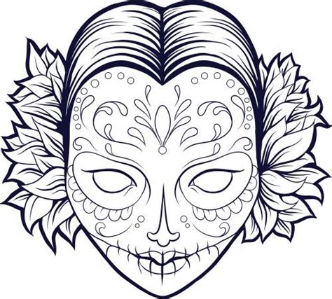 Antifaz catrina mexicana ver oferta en amazon. 35 Imágenes de Catrinas para imprimir y colorear en casa ...