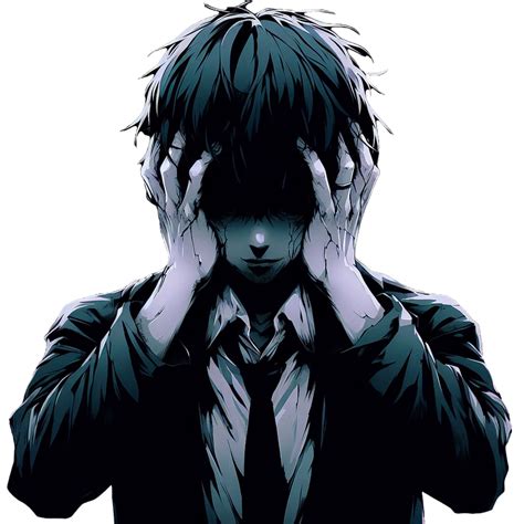 Download Anime Boy Depressed Royalty Free Stock Illustration Image