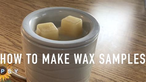 How To Make Wax Melt Samples Youtube