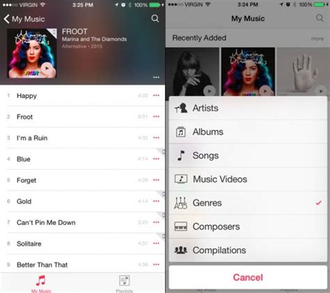 Heres Our First Look At Apples New Music App In Ios 84