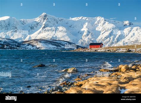 The Peninsula Lyngen With Lyngen Alps Northern Norway Stock Photo Alamy