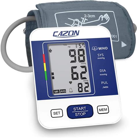 Cazon Blood Pressure Monitor Ce Approved Uk Upper Arm Blood Pressure