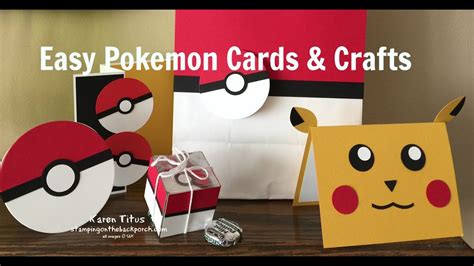 Easy To Make Pokemon Cards And Crafts 1 Youtube