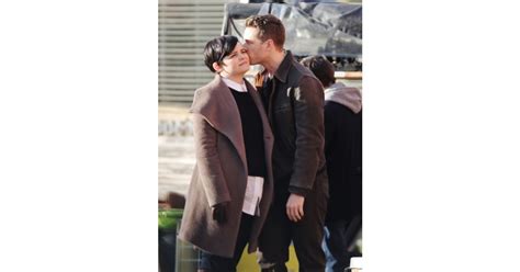 Ginnifer Goodwin Got A Kiss From Josh Dallas On The Set Of Once Upon