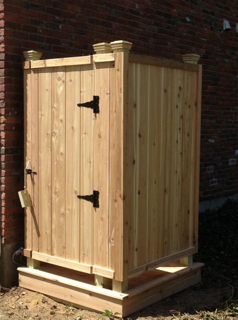 Outdoor Shower Door 16 Great Places To Clean Up After Working Or