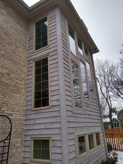 Stone Brick And Siding Exterior Before Paint 2