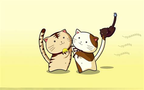 Cat cartoon kitten cute animal pet kitty feline kawaii funny. Cartoon Cat Wallpapers - Wallpaper Cave