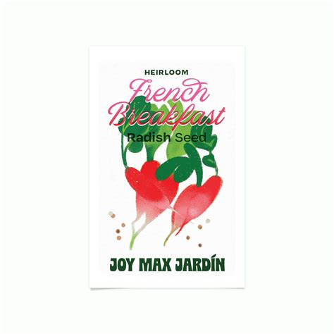 French Breakfast Radish Seeds — Joy Max Jardín