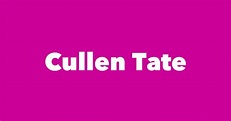 Cullen Tate - Spouse, Children, Birthday & More
