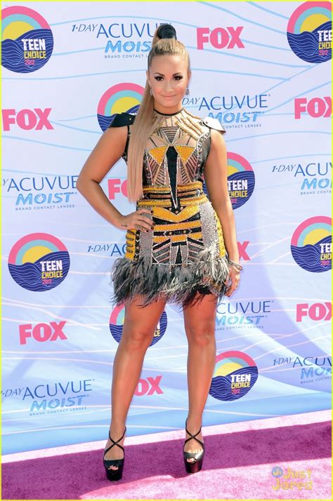 full sized photo of demi lovato tcas 2012 04 demi lovato teen choice awards 2012 just