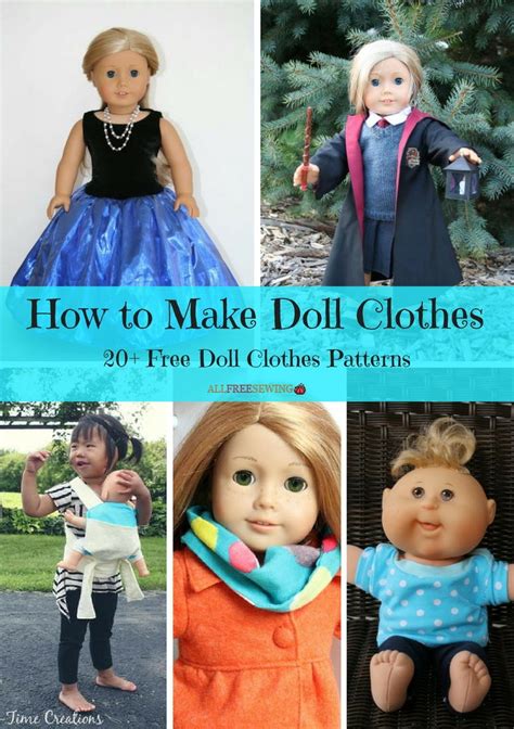 How To Make Doll Clothes 20 Free Doll Clothes Patterns