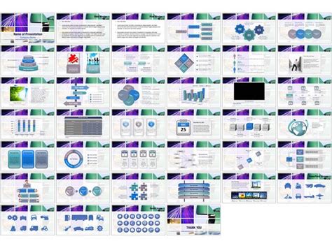 Transportation Collage Powerpoint Templates