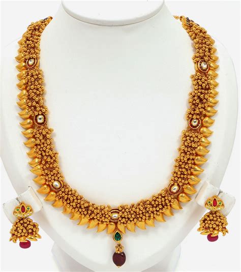Rich Gold Mango Necklace Latest Gold Jewellery Designs