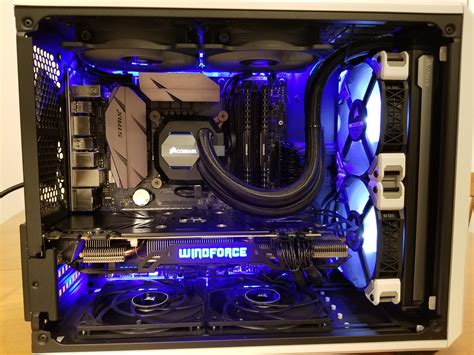 After a dead psu gave me a minor heart attack.... She lives again! : r