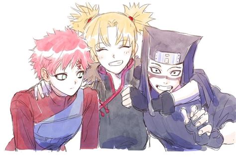 Anime Art Naruto Gaara Temari Kankuro Naruto Shippuden Anime Anime Anime Naruto