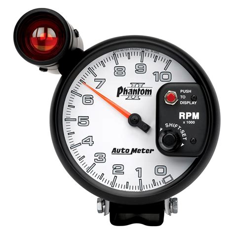 Auto Meter® 7599 Phantom Ii Series 5 Pedestal Tachometer Gauge With