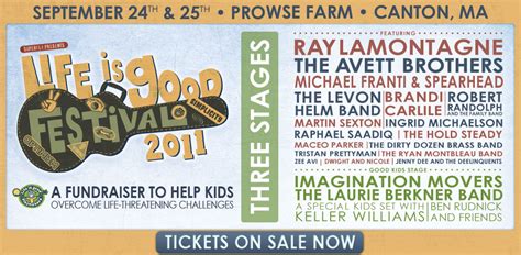 Goodbiz113 Tickets Now On Sale For 2011 Life Is Good® Festival