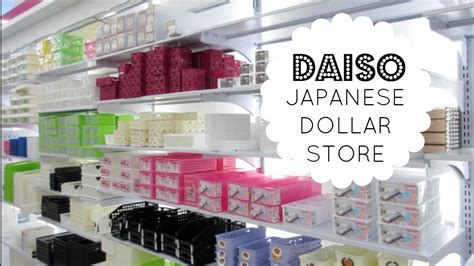 Japanese Dollar Store Daiso Store Tour Organizing Ideas Youtube