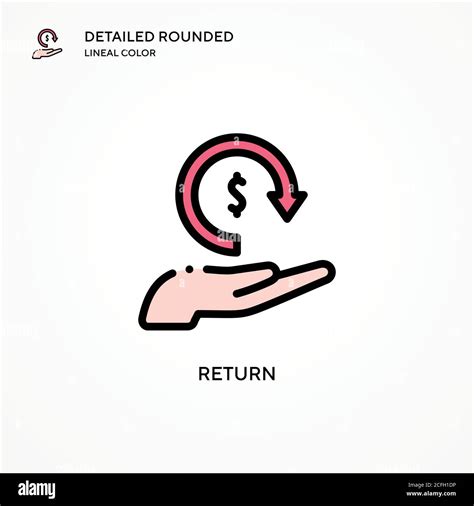 Return Vector Icon Modern Vector Illustration Concepts Easy To Edit