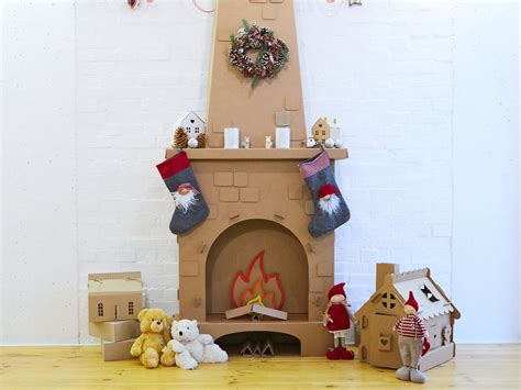 Cardboard Fireplace For Sale Only 2 Left At 60
