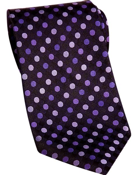 Sean John Purple Dot Extra Long Tie Mens Big And Tall Mens Wearhouse