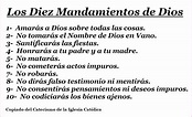 LOS 10 MANDAMIENTOS DE LA LEY DE DIOS » Lista de Los Diez ⭐ 【2021】 (2023)