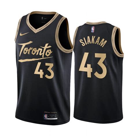 All art is made by me! Men Toronto Raptors 43 pascal siakam black city edition ...