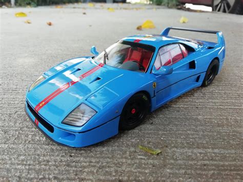 Its name is quite sensible, the '5' is the engine's cubic capacity in liters and it has '12' cylinders. Ferrari F40 tamiya - Model Cars - Model Cars Magazine Forum