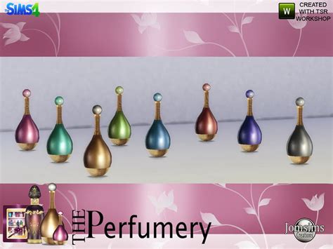 Jomsims The Perfumery Perfume 1 For Shelf Perfumery Perfume Sims 4