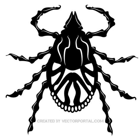 Tick Bug Vector Illustration Vector Free Bug Images Free Clip Art
