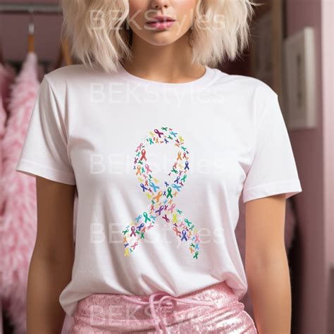 Cancer Awareness Ribbon Colors Cancer Shirt Cancer Shirt Cancer Awareness Shirt Womens Tee