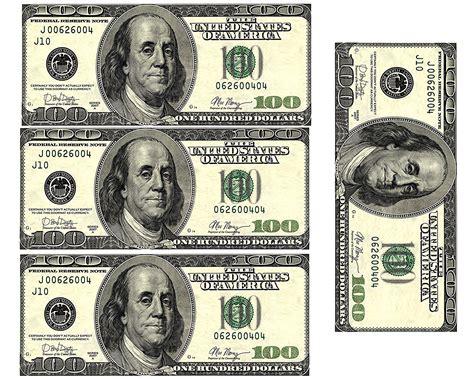 Printable 100 Dollar Bill