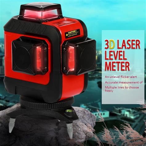 Kkmoon 3d 12 Line Multifunctional Diy Laser Level Meter 360 Self