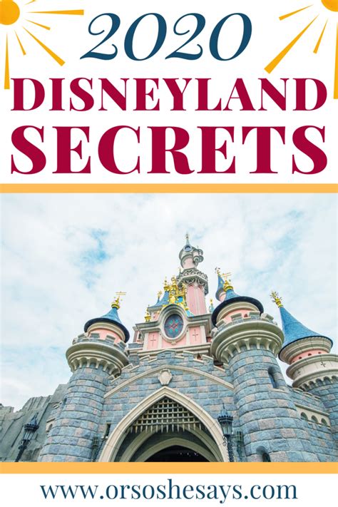 26 Disneyland Secrets For 2020 Plus A Few Bonus Secrets Or So She
