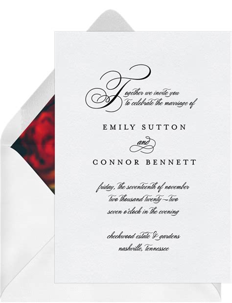 Wedding Invitation Wording How To Find The Right Words