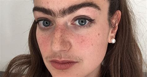 Woman Refuses To Shave Moustache Or Unibrow Even When Men Stare Like She Has Third Head