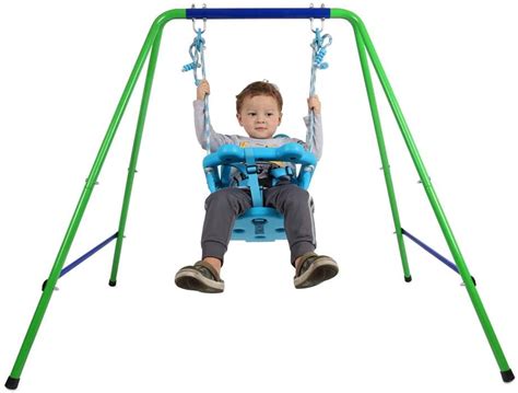 Popfeel Baby Swings Set My First Toddler Swing Metal Swing Play Set
